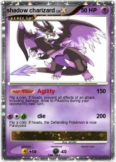 Pokemon shadow charizard