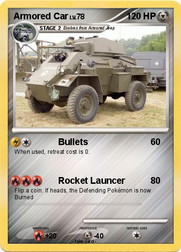 Pokemon Armored Car