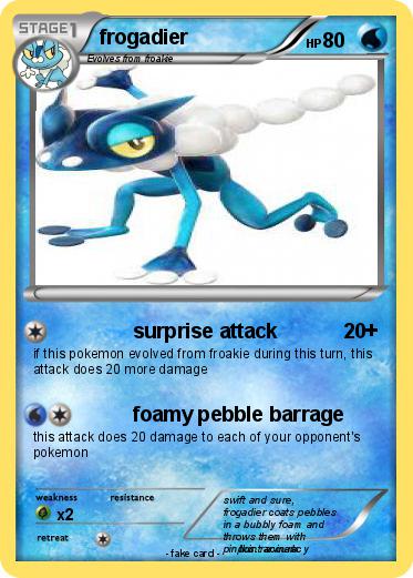 Pokemon frogadier