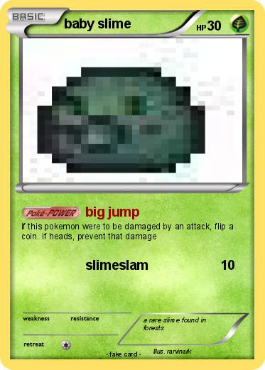 Pokemon baby slime