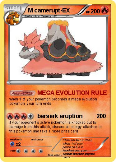 Pokemon M camerupt-EX