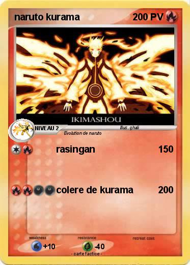 Pokemon naruto kurama
