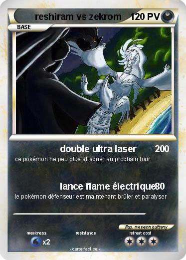 Pokemon reshiram vs zekrom