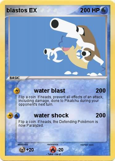 Pokemon blastos EX