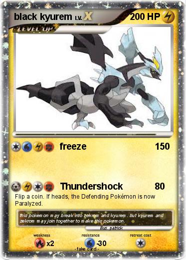 Pokemon black kyurem