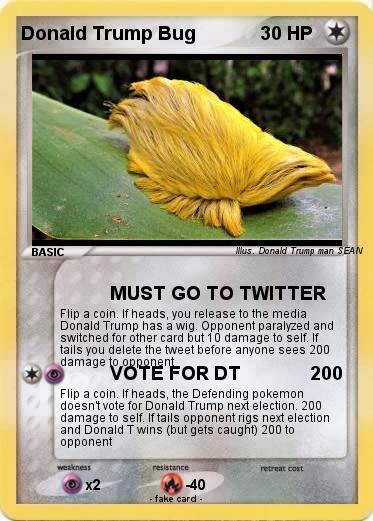Pokemon Donald Trump Bug
