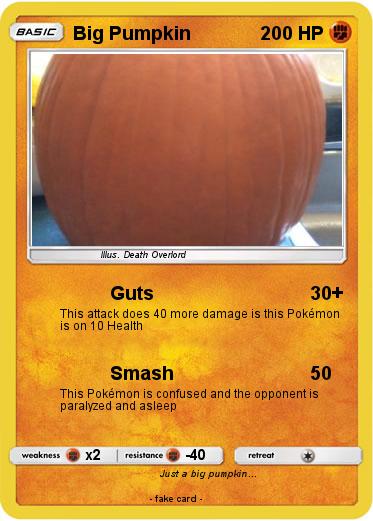 Pokemon Big Pumpkin