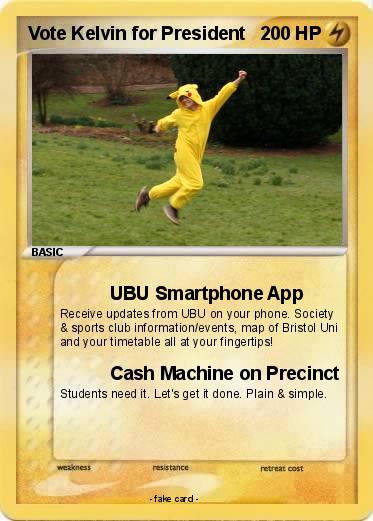 Pokemon Vote Kelvin for President