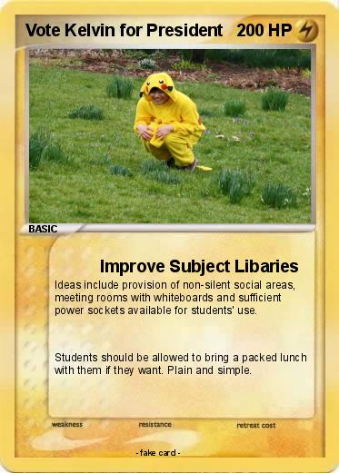 Pokemon Vote Kelvin for President
