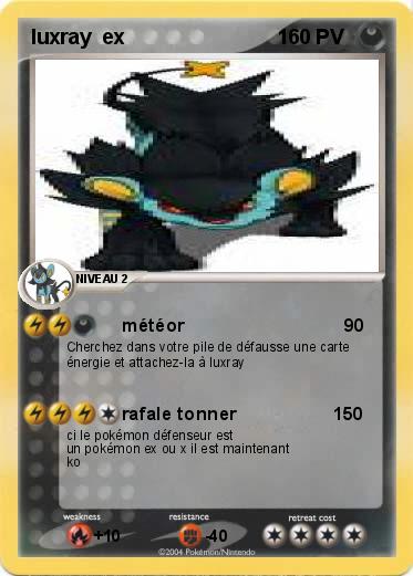 Pokemon luxray  ex                           1         