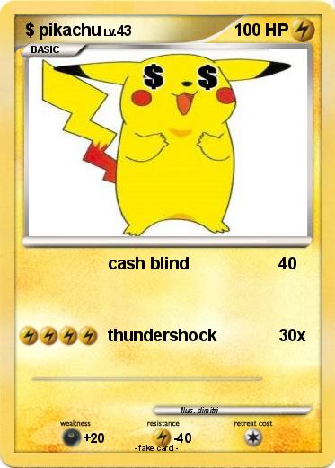 Pokemon $ pikachu
