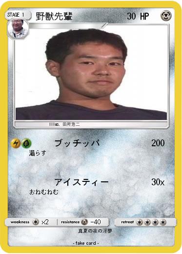 Pokemon 野獣先輩