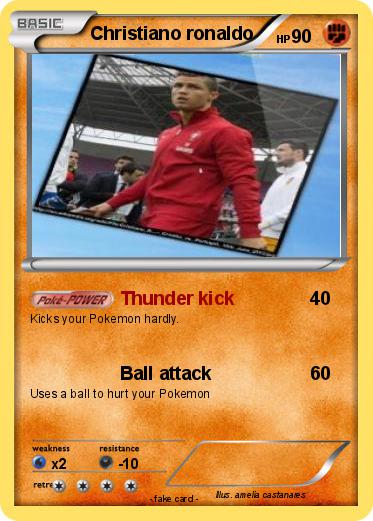 Pokemon Christiano ronaldo