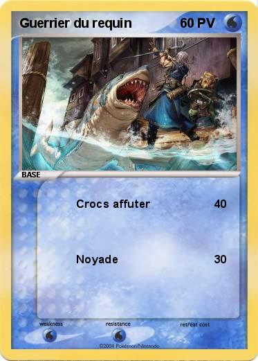 Pokemon Guerrier du requin