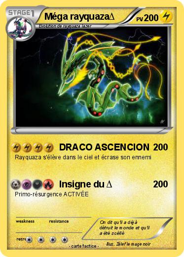 Pokemon Méga rayquaza∆