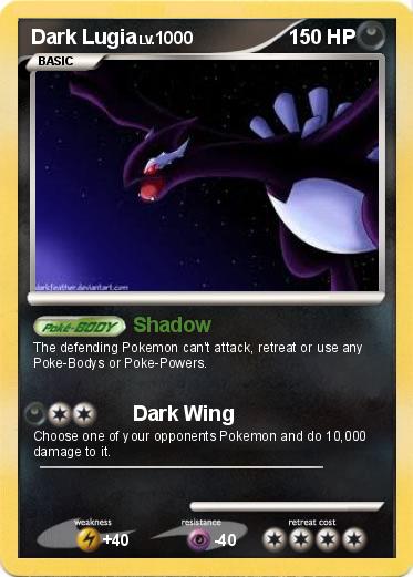 Pokemon Dark Lugia