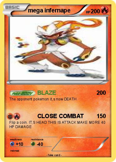Pokemon mega infernape