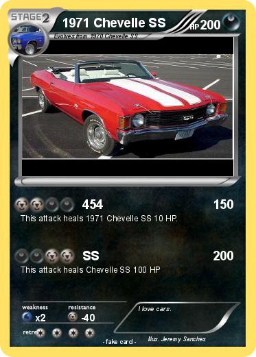 Pokemon 1971 Chevelle SS