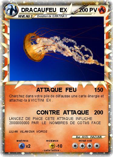 Pokemon DRACAUFEU  EX