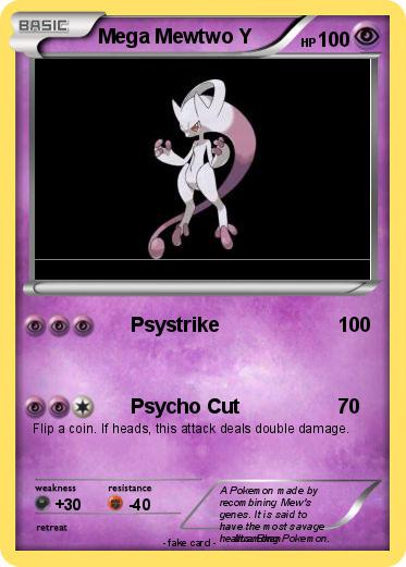 Pokemon Mega Mewtwo Y