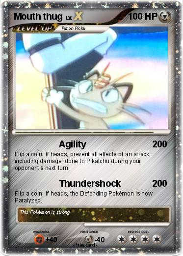 Pokemon Mouth thug
