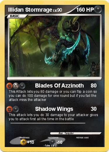 Pokemon Illidan Stormrage
