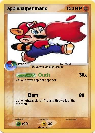 Pokemon apple/super mario