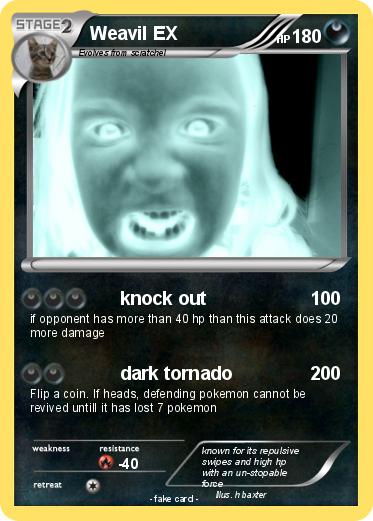 Pokemon Weavil EX