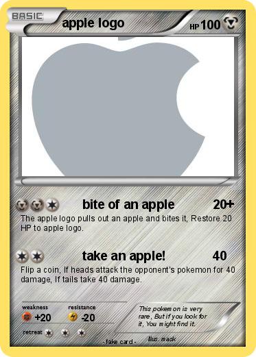 Pokemon apple logo