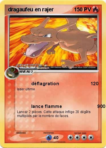 Pokemon dragaufeu en rajer
