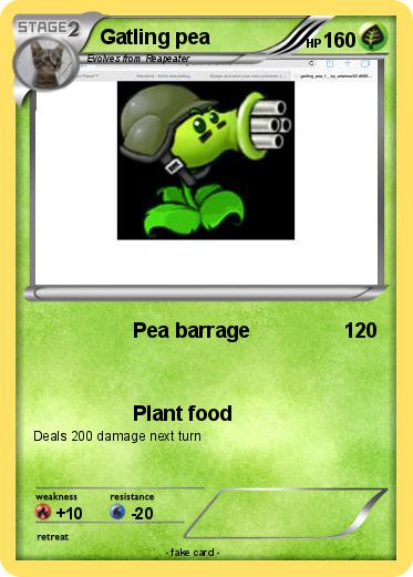 Pokemon Gatling pea