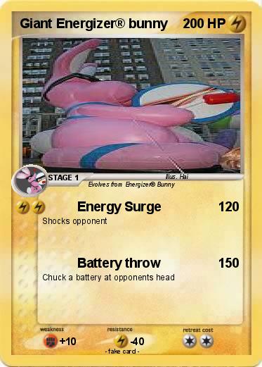 Pokemon Giant Energizer® bunny