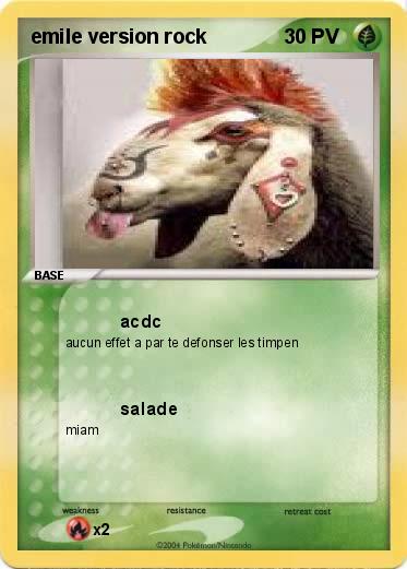 Pokemon emile version rock