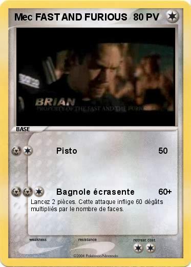 Pokemon Mec FAST AND FURIOUS