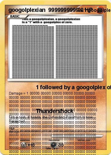 Pokemon googolplexian  9999999999
