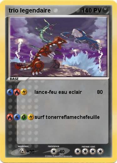 Pokemon trio legendaire