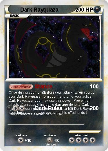 Pokemon Dark Rayquaza
