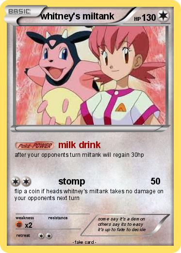 Pokemon whitney's miltank