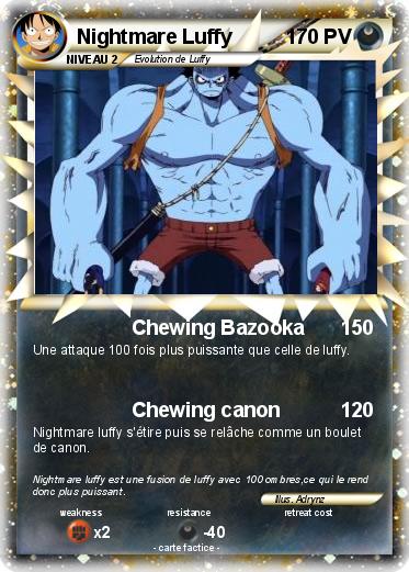 Pokemon Nightmare Luffy