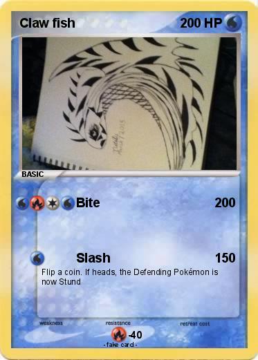 Pokemon Claw fish