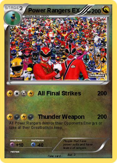 Pokemon Power Rangers EX