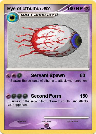 Pokemon Eye of cthulhu