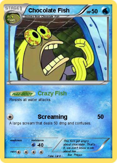 Pokemon Chocolate Fish