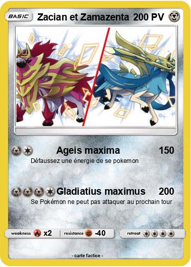 Pokemon Zacian et Zamazenta