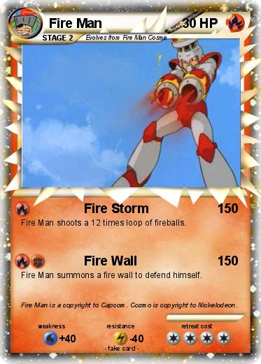 Pokemon Fire Man