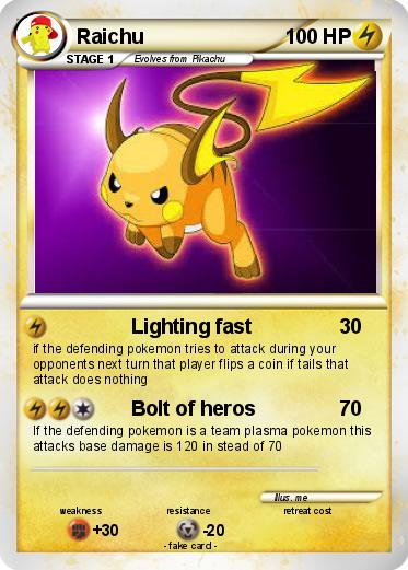 Pokemon Raichu