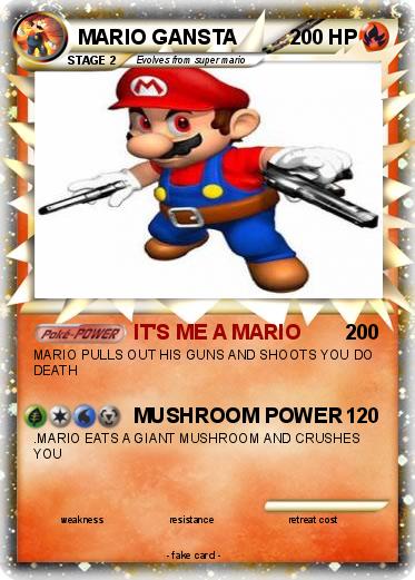 Pokemon MARIO GANSTA