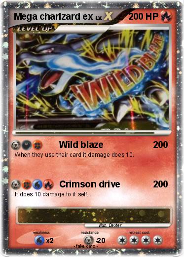 Pokemon Mega charizard ex
