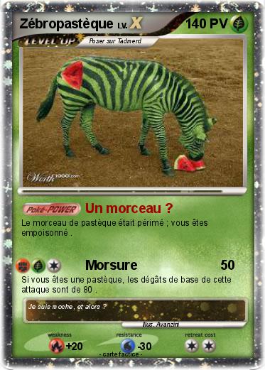 Pokemon Zébropastèque