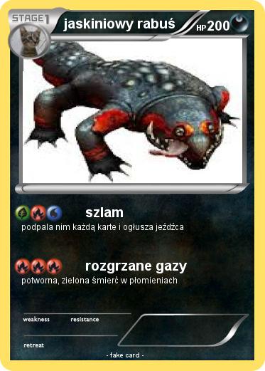 Pokemon jaskiniowy rabuś